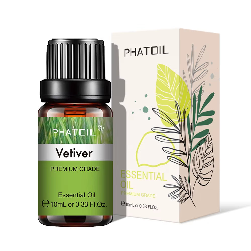Natural Plant Essential Oil 10Ml Eucalyptus Lavender Bergamot Vanilla Peppermint 1PCS Aroma Essential Oils for Diffuser