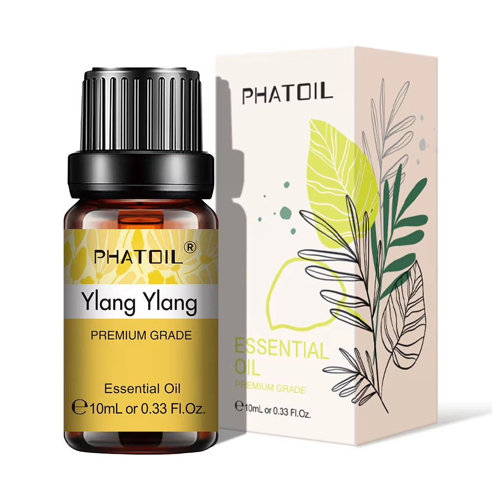 Natural Plant Essential Oil 10Ml Eucalyptus Lavender Bergamot Vanilla Peppermint 1PCS Aroma Essential Oils for Diffuser