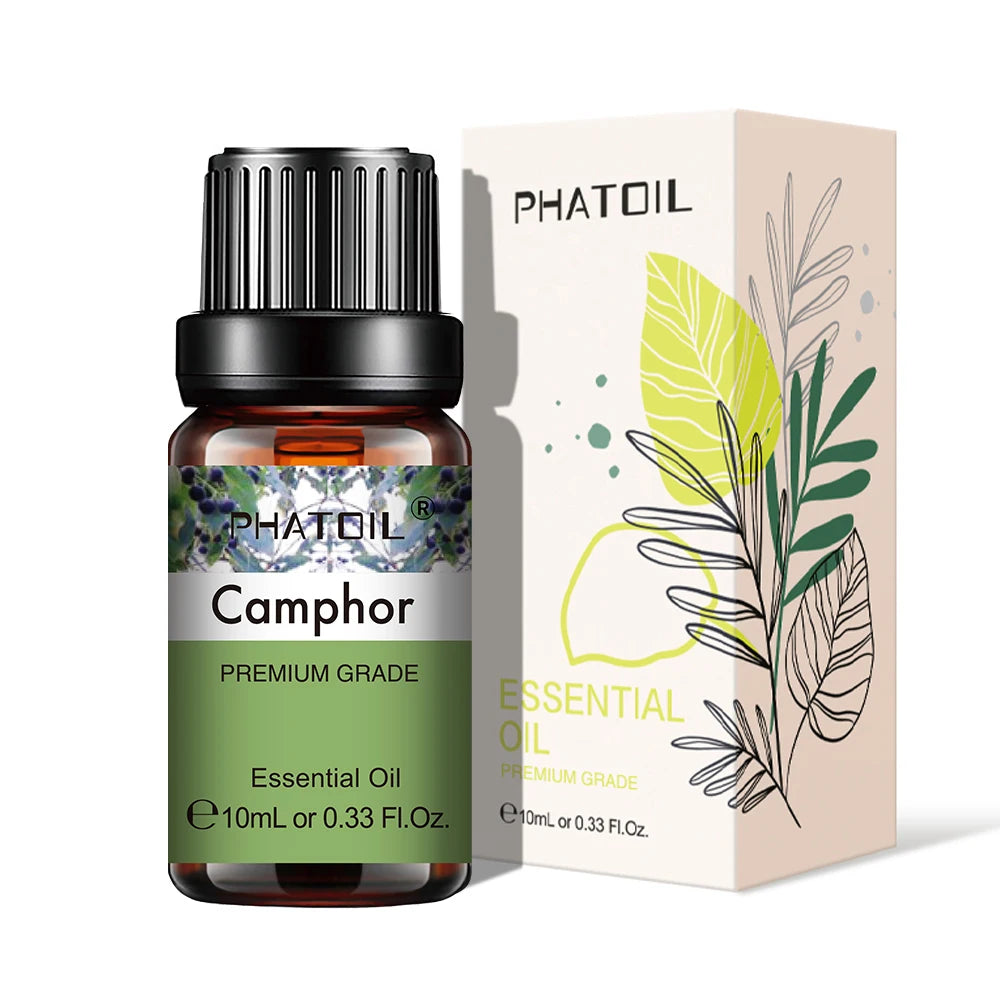 Natural Plant Essential Oil 10Ml Eucalyptus Lavender Bergamot Vanilla Peppermint 1PCS Aroma Essential Oils for Diffuser