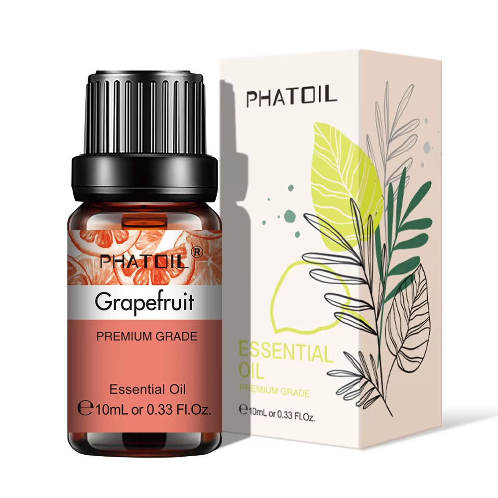 Natural Plant Essential Oil 10Ml Eucalyptus Lavender Bergamot Vanilla Peppermint 1PCS Aroma Essential Oils for Diffuser