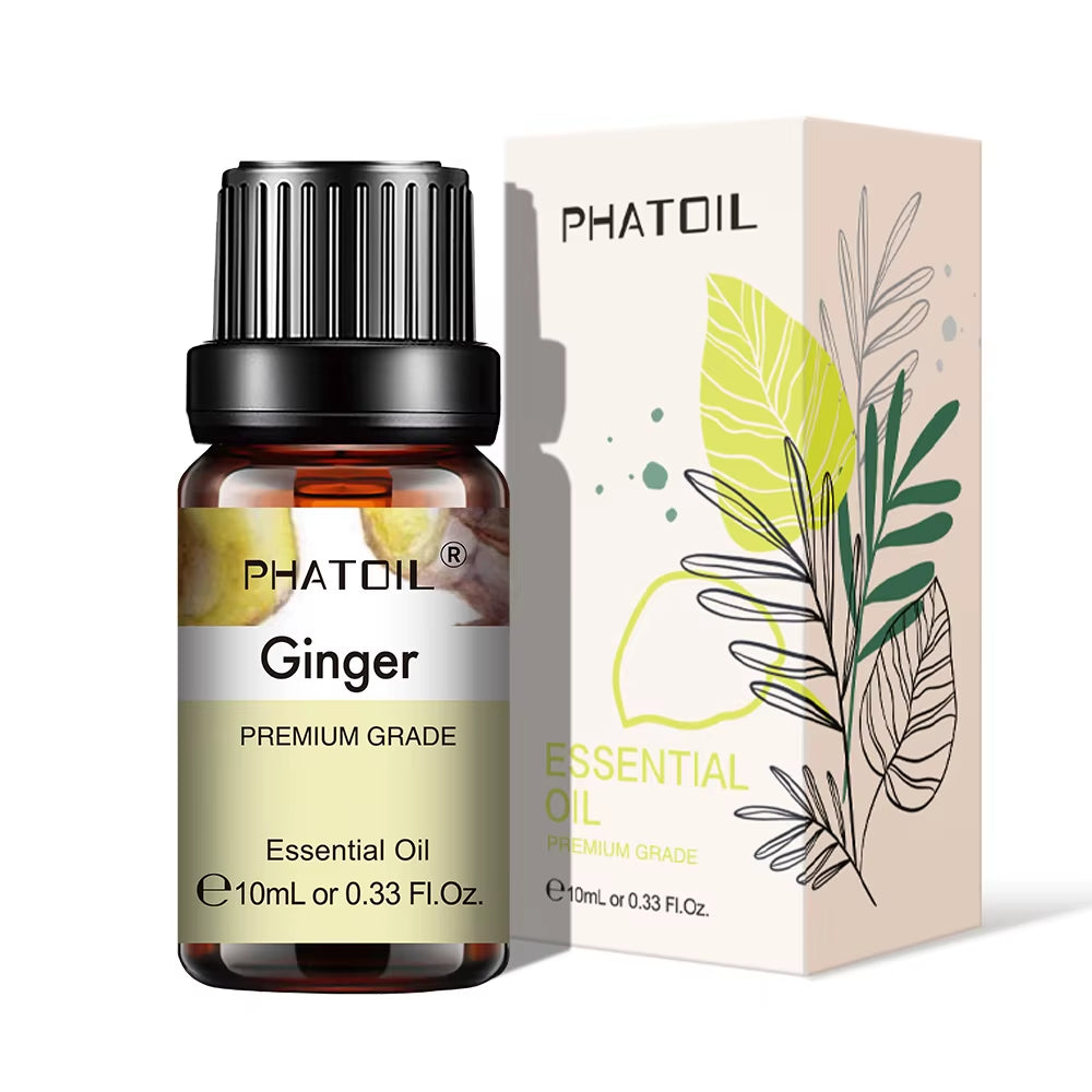 Natural Plant Essential Oil 10Ml Eucalyptus Lavender Bergamot Vanilla Peppermint 1PCS Aroma Essential Oils for Diffuser