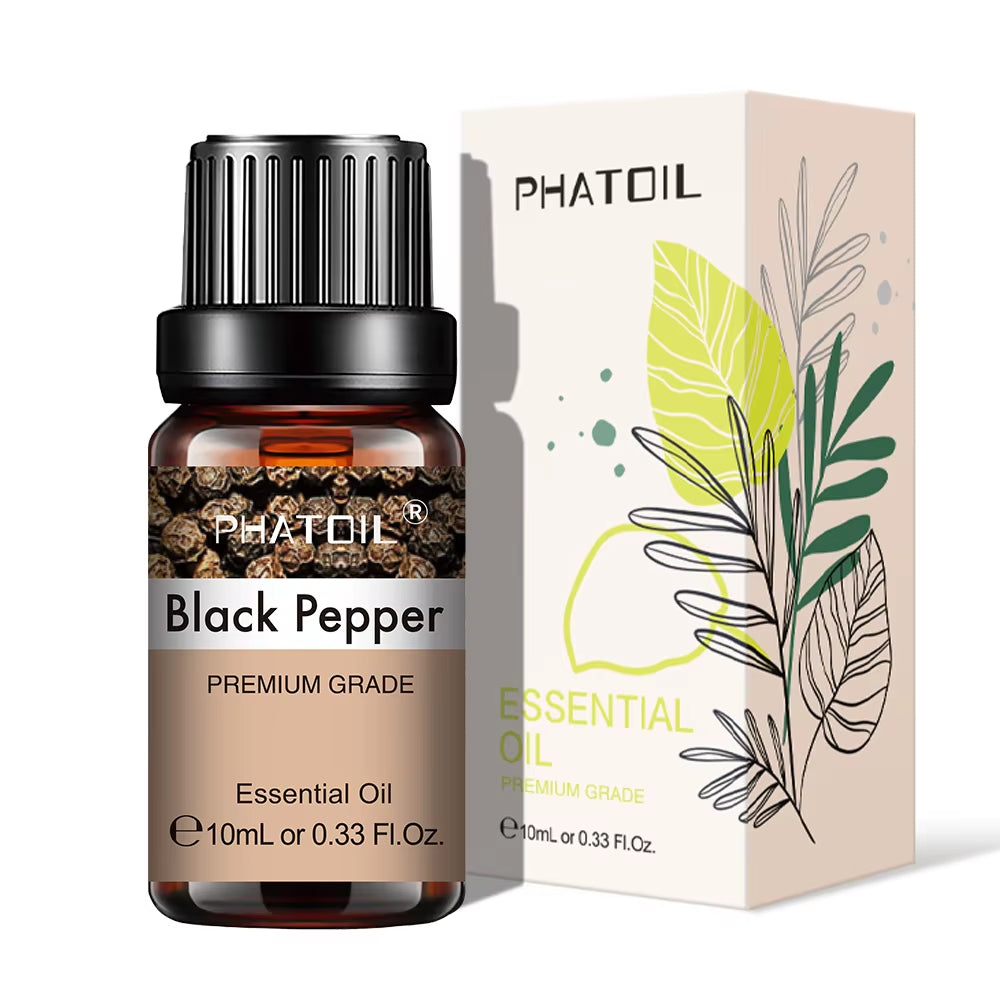 Natural Plant Essential Oil 10Ml Eucalyptus Lavender Bergamot Vanilla Peppermint 1PCS Aroma Essential Oils for Diffuser