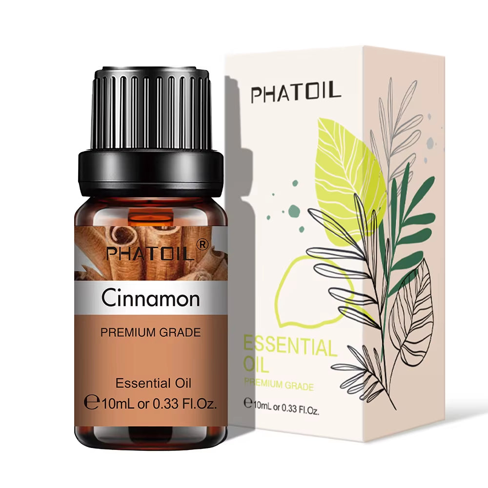 Natural Plant Essential Oil 10Ml Eucalyptus Lavender Bergamot Vanilla Peppermint 1PCS Aroma Essential Oils for Diffuser