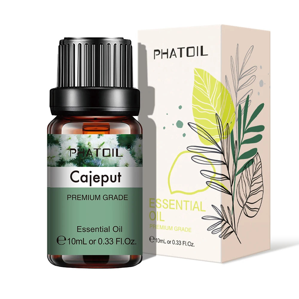 Natural Plant Essential Oil 10Ml Eucalyptus Lavender Bergamot Vanilla Peppermint 1PCS Aroma Essential Oils for Diffuser
