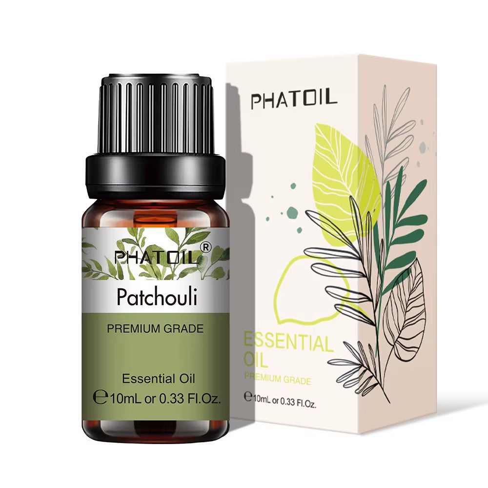 Natural Plant Essential Oil 10Ml Eucalyptus Lavender Bergamot Vanilla Peppermint 1PCS Aroma Essential Oils for Diffuser