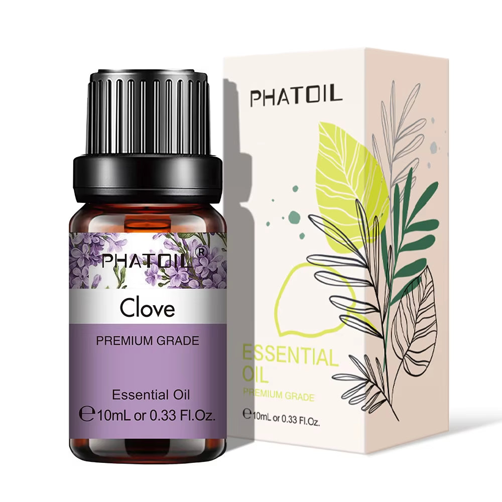 Natural Plant Essential Oil 10Ml Eucalyptus Lavender Bergamot Vanilla Peppermint 1PCS Aroma Essential Oils for Diffuser
