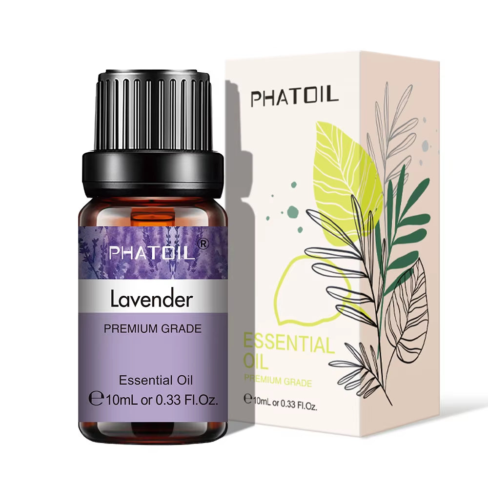 Natural Plant Essential Oil 10Ml Eucalyptus Lavender Bergamot Vanilla Peppermint 1PCS Aroma Essential Oils for Diffuser