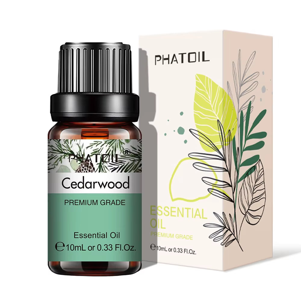 Natural Plant Essential Oil 10Ml Eucalyptus Lavender Bergamot Vanilla Peppermint 1PCS Aroma Essential Oils for Diffuser
